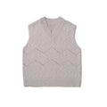 SUPERTOFU Loose Skeleton Knitted Vest