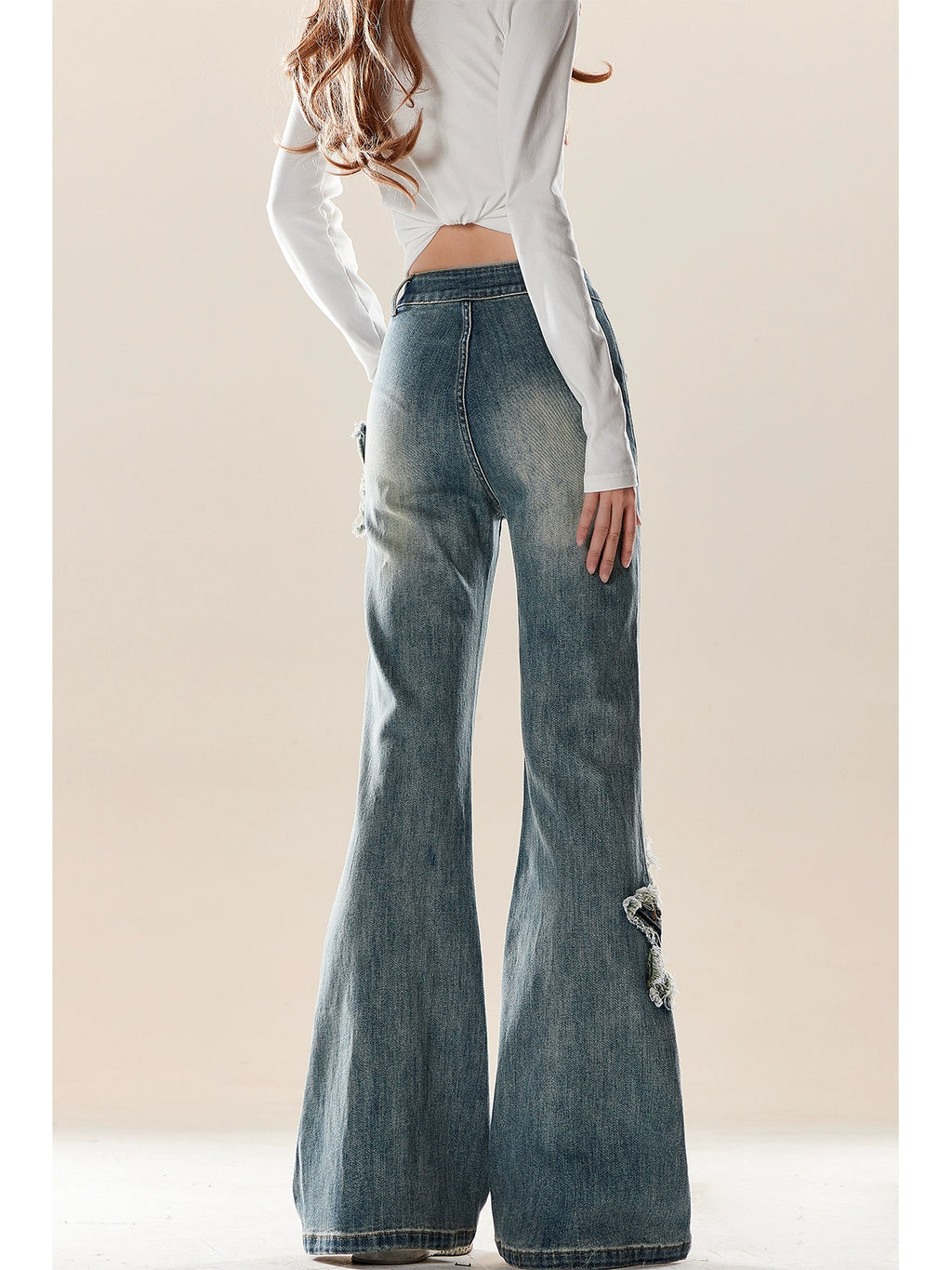 Zrsee Star Sticker Jeans