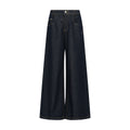 FUNKYFUN Open Stitch Loose Straight Jeans