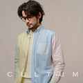 CULTA ROWING CLUB Color-matching Casual Cotton Long-sleeved Shirt