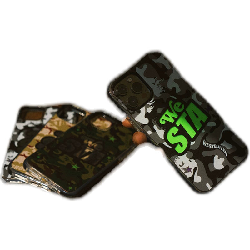 WESTELEVEN Camouflage Luminous IPhone Case