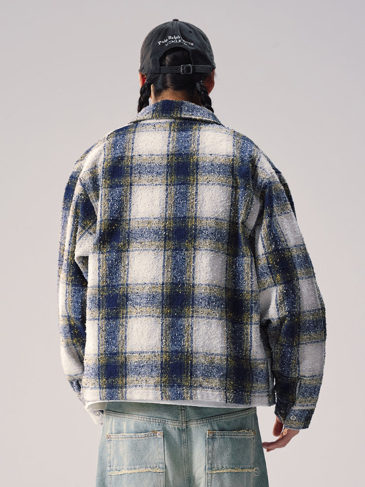 Remedy plaid SPRING Lapel jacket