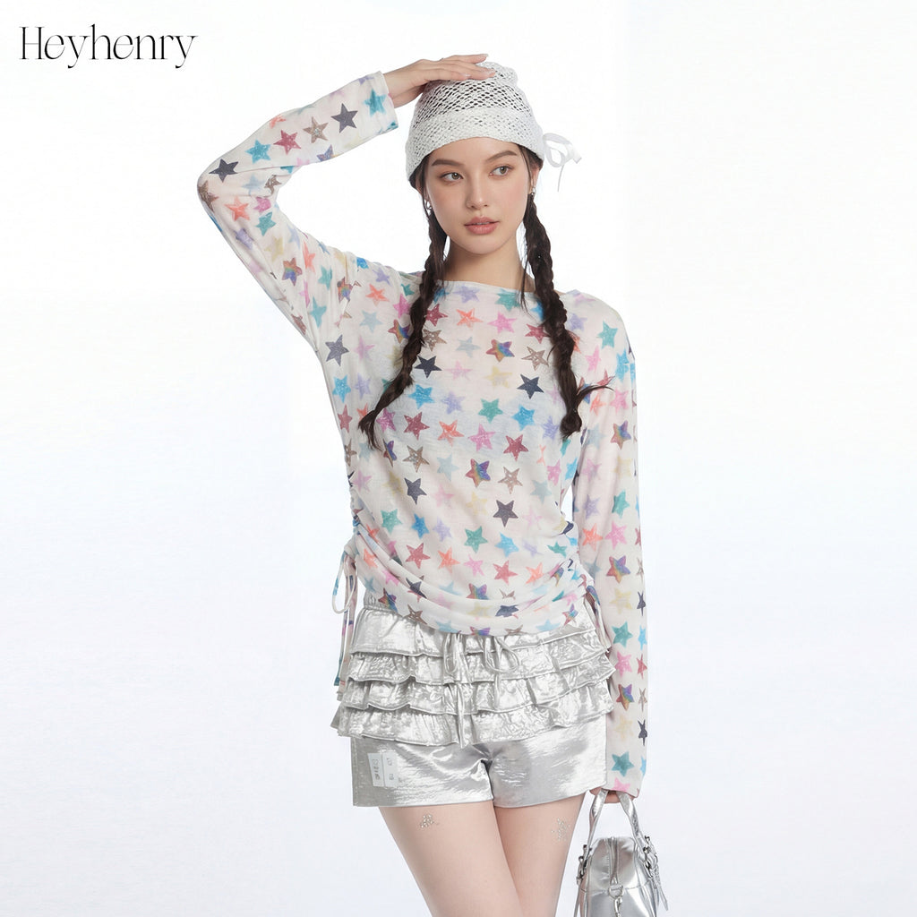 HeyHenry Pentagram Star Waist Long Sleeve