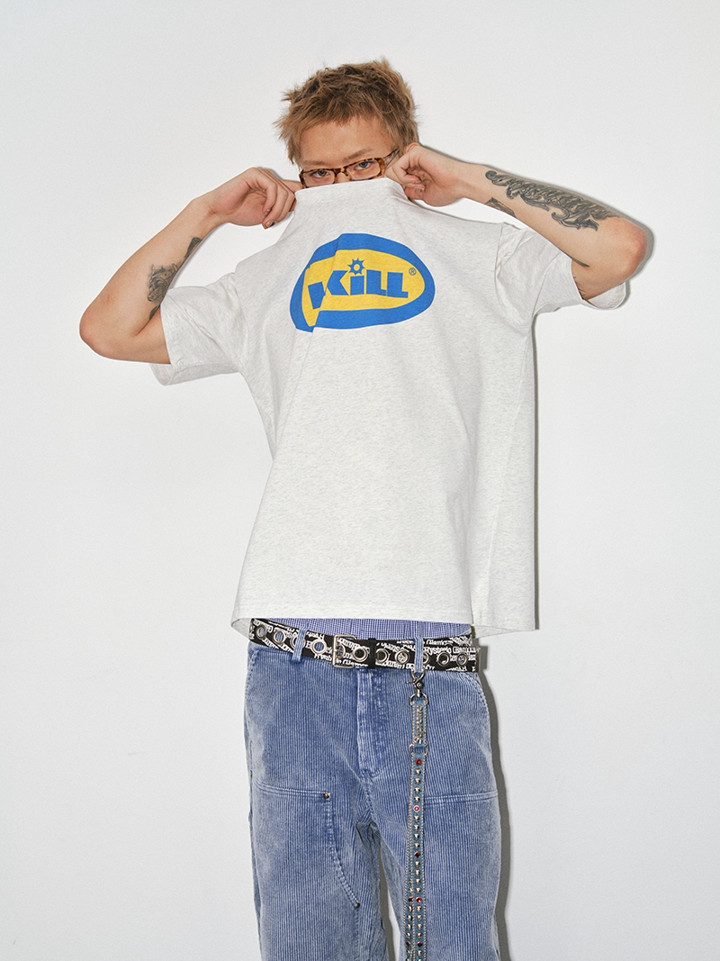 NOVACAM Alphabet Print Casual Tee