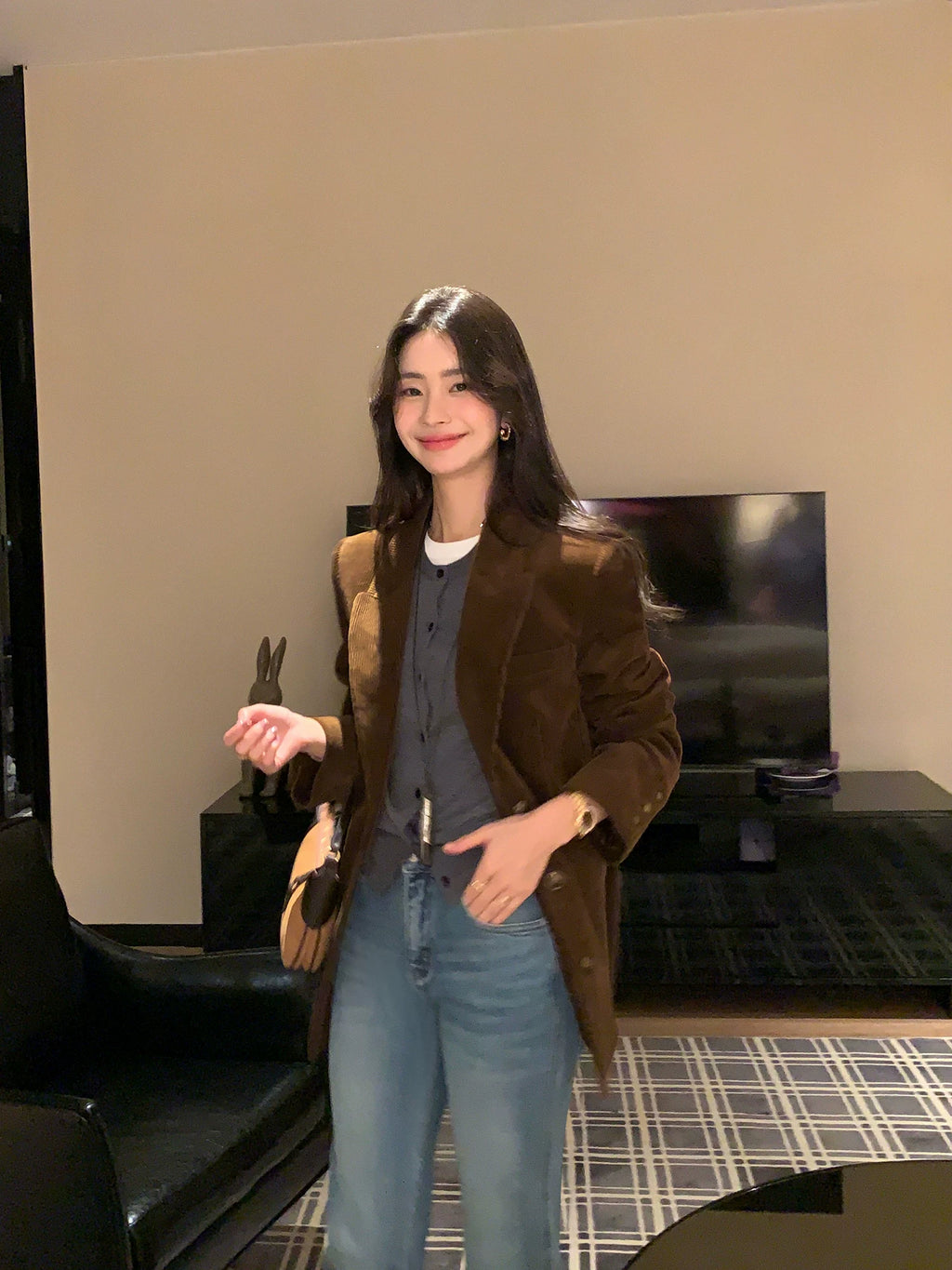 Pusumederetro Corduroy Suit Outwear