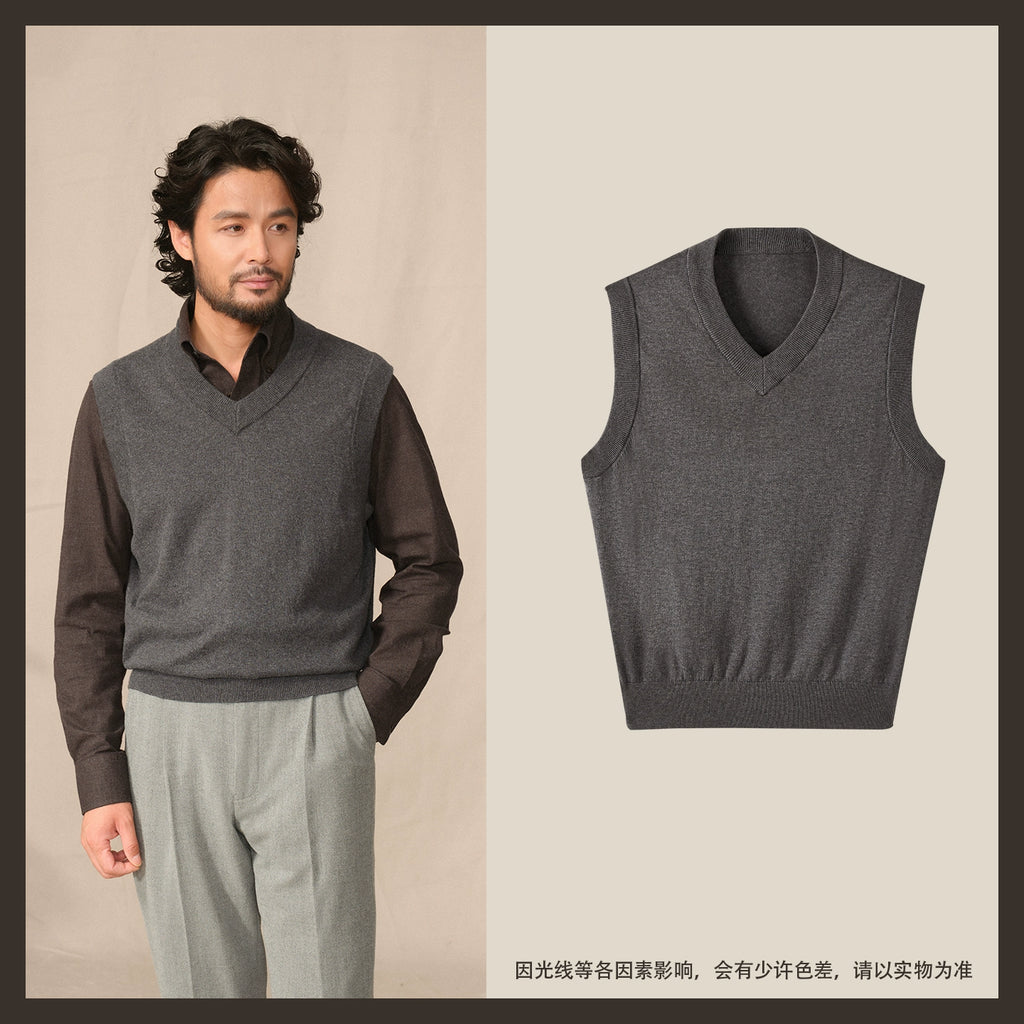 CULTUM Versatile V-neck Knitted Vest