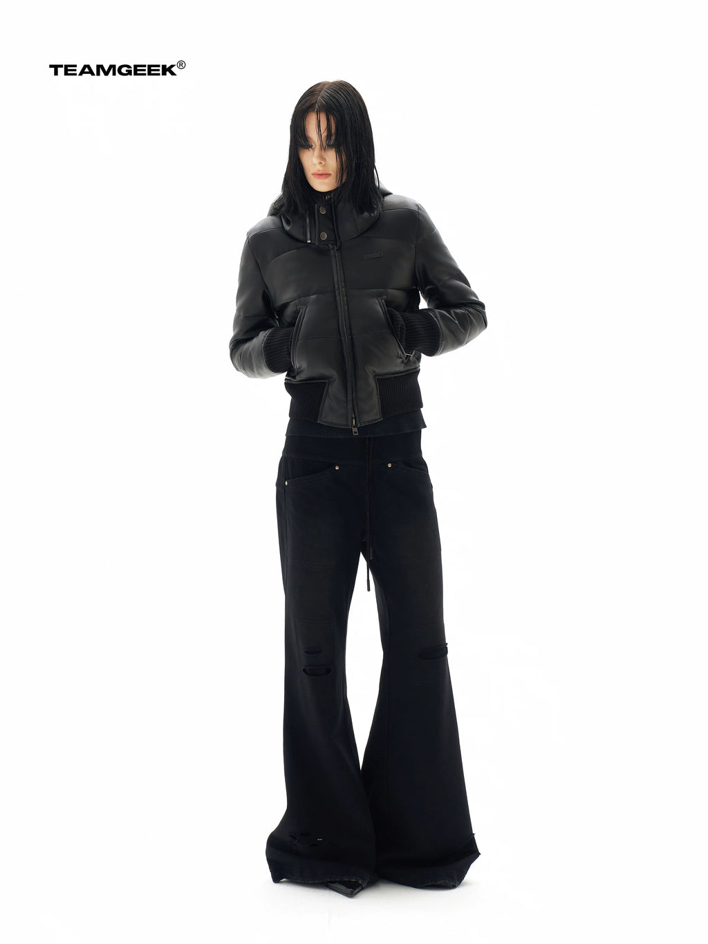 TEAMGEEK Mid-rise Loudspeaker Sports Casual Sweatpants