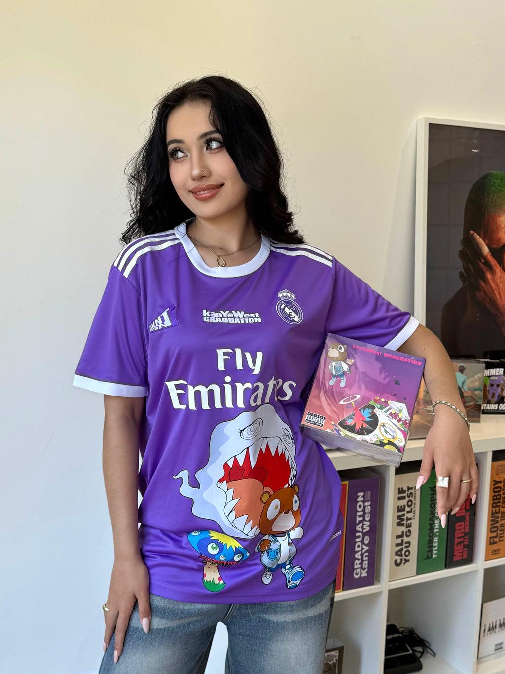 REMAKE Kanye Dropout Bear Football Jersey