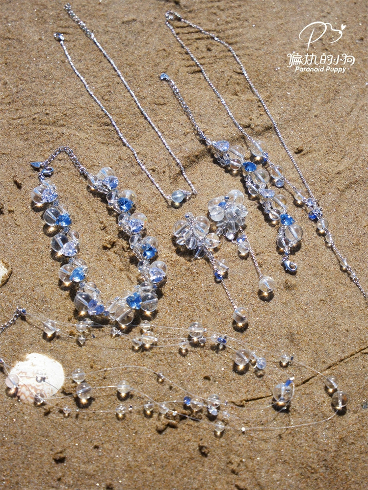 ParanoidP Beaded Multi-layer Tassel Stacked Necklace