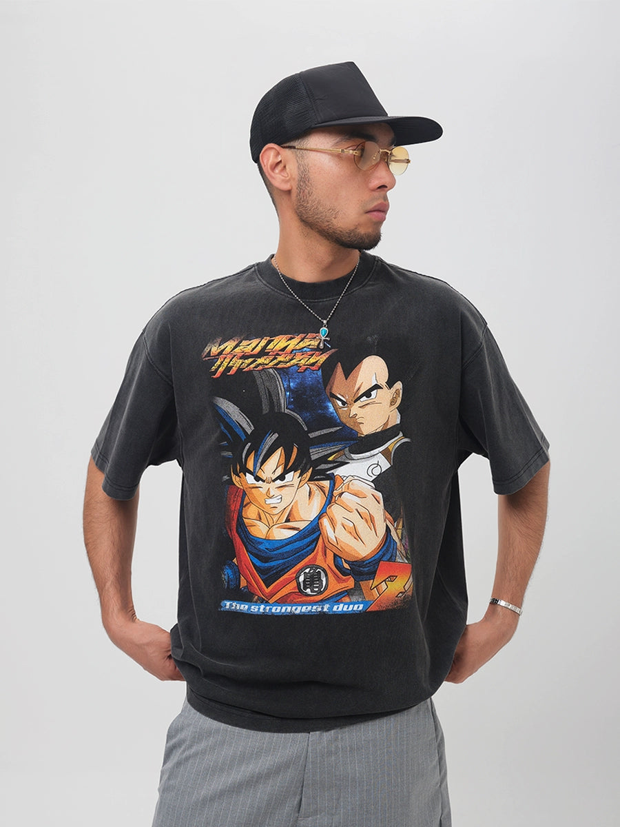ComicTree Cartoon Spoof Dragon Ball Crew Neck Tee