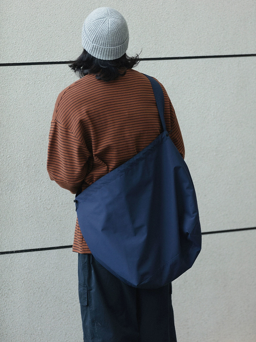 NOEARS Loose Crew Neck Striped Long Sleeve