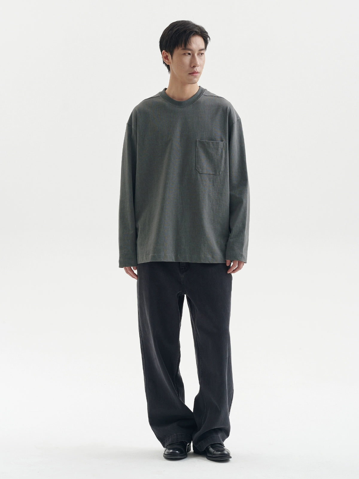 BUTTBILL Old Simple Retro Bottom Long Sleeve