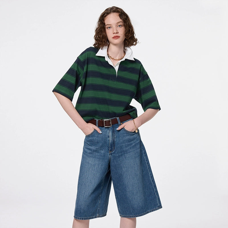 GU High Waist Retro Skinny Neutral Wide Leg Pants