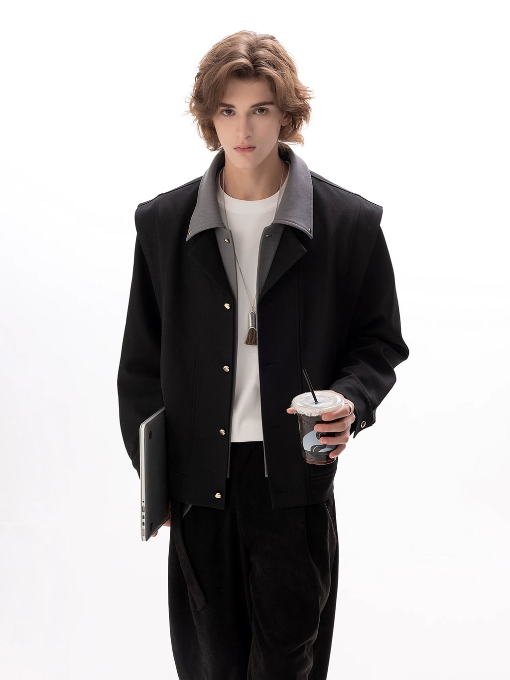 CHOR Retro Stiff Lapel Jacket