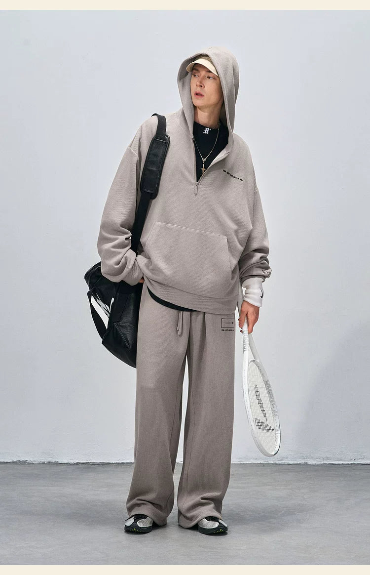 BJHG Red Corduroy Slack Sweatpants