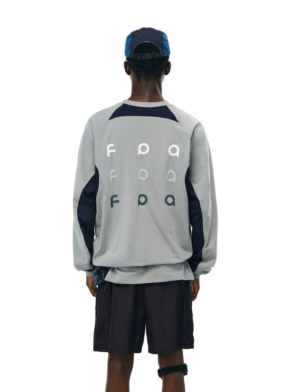 FPA Contrast Splicing Crew Neck Premium Retro Long Sleeves