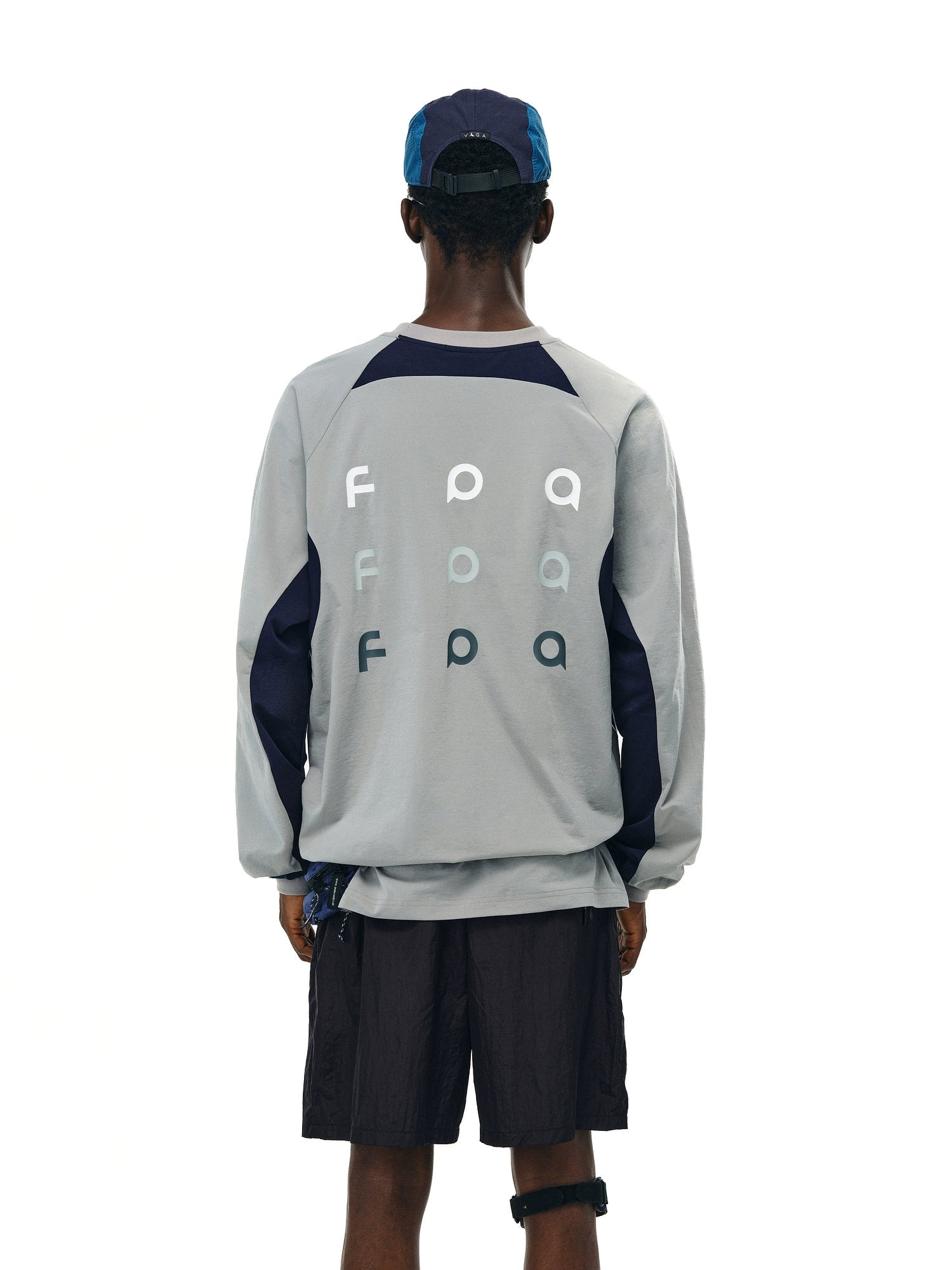 FPA Contrast Splicing Crew Neck Premium Retro Long Sleeves