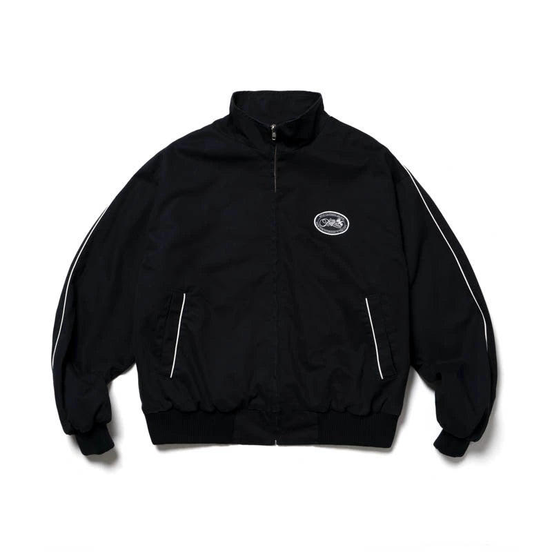 SUPERTOFU Short and Wide Version Twill Woven Zipper Sports Jacket