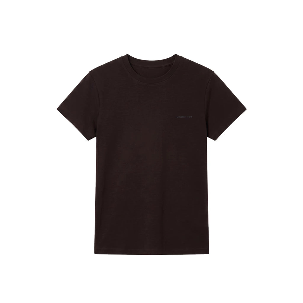 Sameuoo Small Neckline Minimalist Casual Versatile Tee