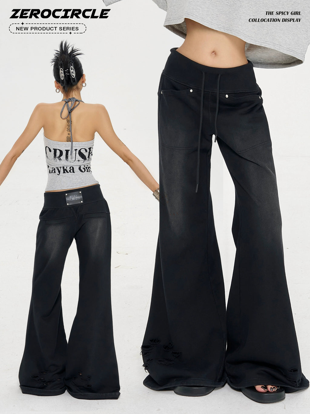 Zero Slim Slim Retro Hottie Low Waist Pants