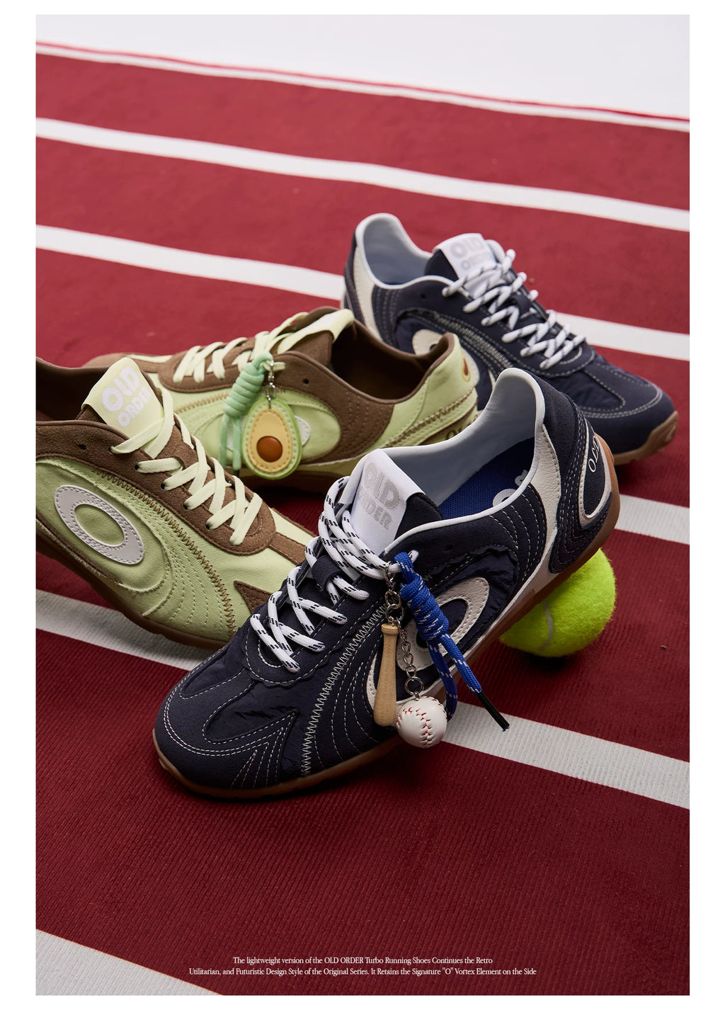 OLDORDER Color Matching Versatile Thin-soled Dexun Shoes
