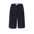TWOMOONS Vintage Vertical Stripe Suit Shorts