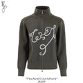 TheNewYouthPark Vine Series Thick Weave Printed Knitted Jacket
