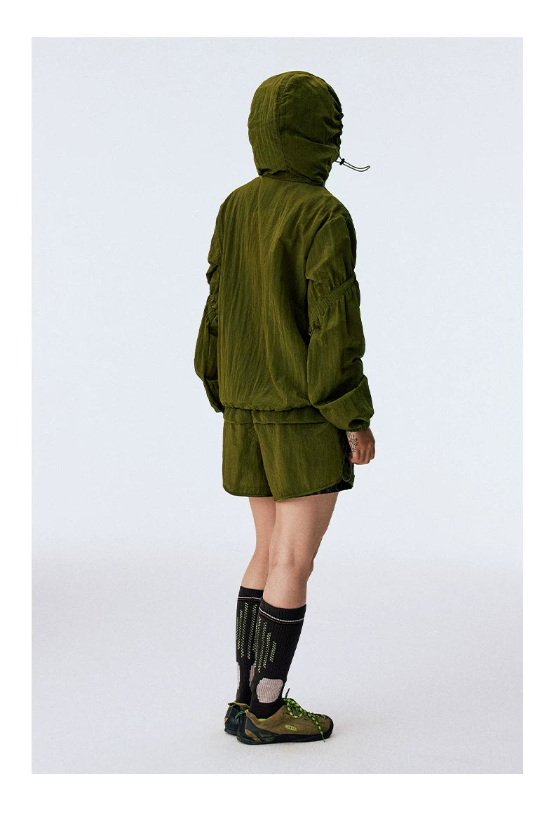 CONP Outdoor Irregular Pleated Jacket