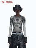 PERSONSOUL Sun Totem Knitted Long Sleeve