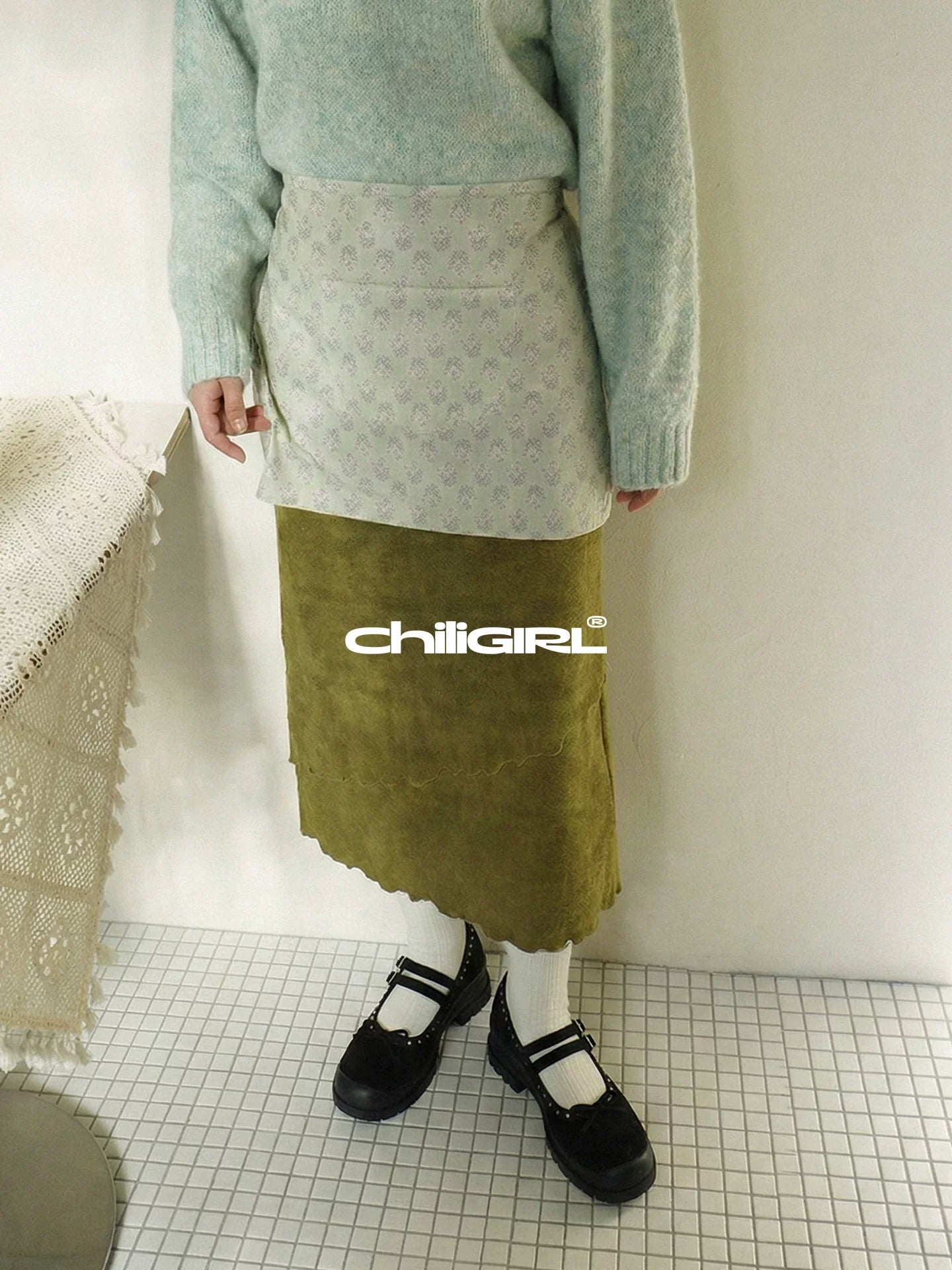 CHILIGIRL Bow Buckle with Casual Height-increasing Shoes