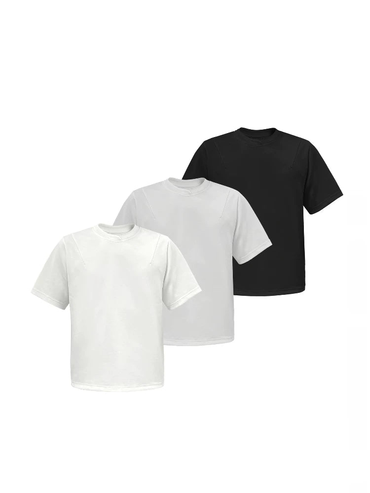 SOUTHFISH Front Shoulder Soft Waxy Slightly Cool Somatosensory Tee