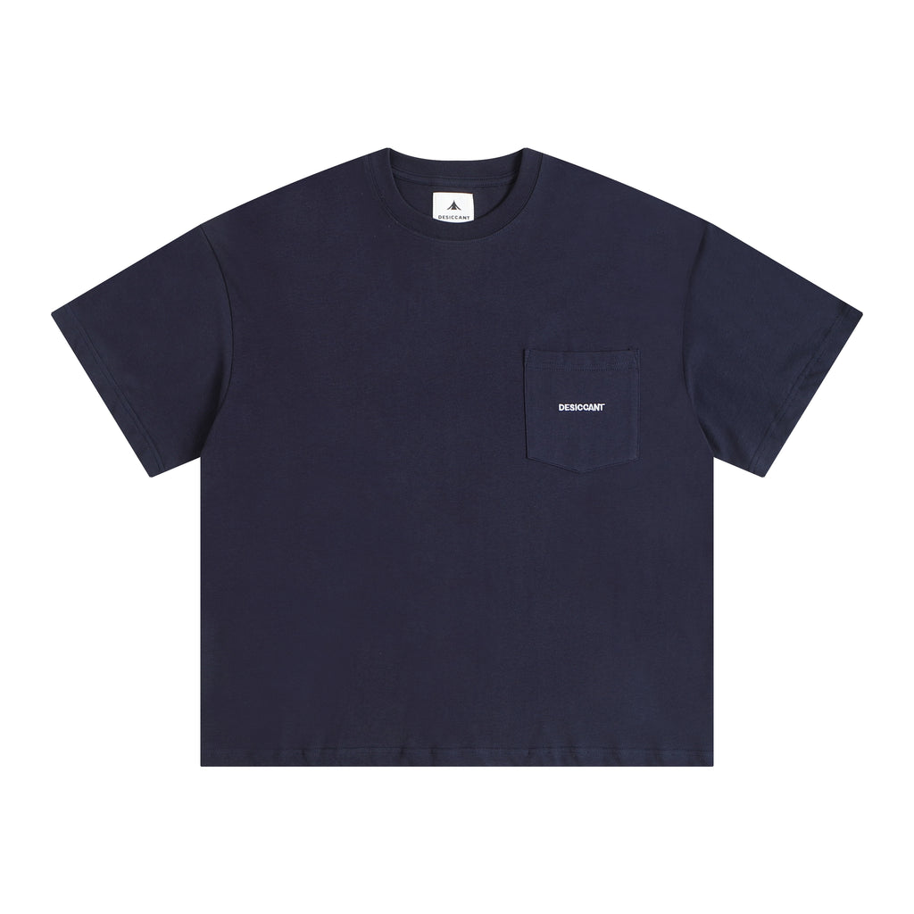 DESICCANT Embroidery LOGO Silhouette Loose Tee