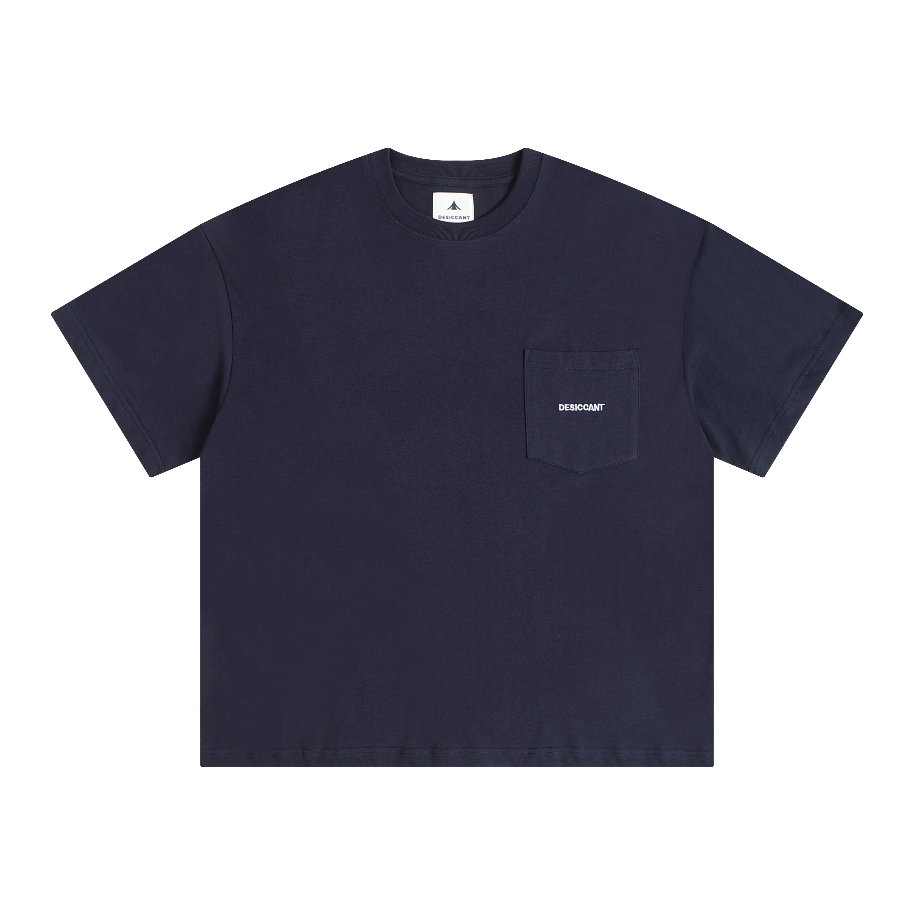 DESICCANT Embroidery LOGO Silhouette Loose Tee