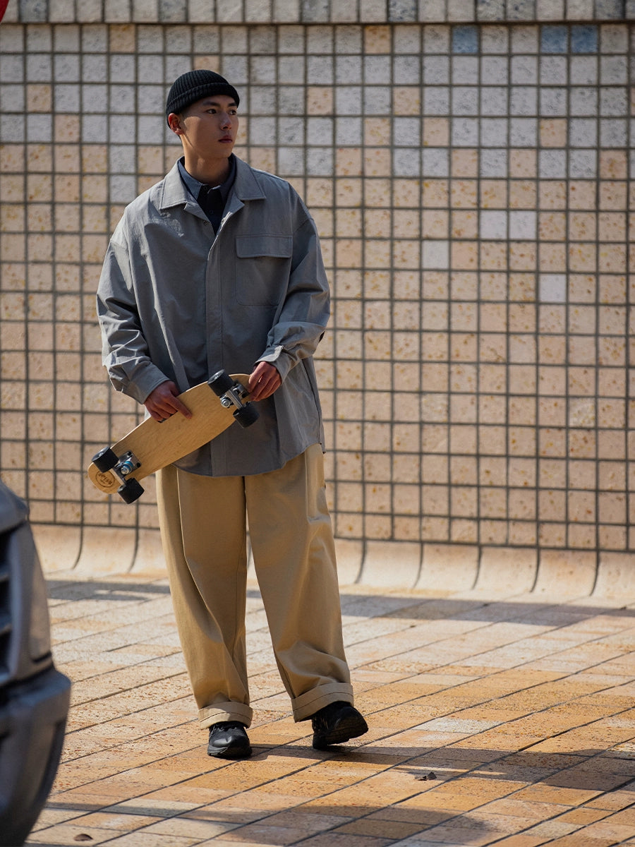 NOEARS Tooling Japanese Retro Loose Casual Pants