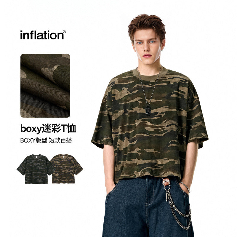INF Boxy Camouflage Tee