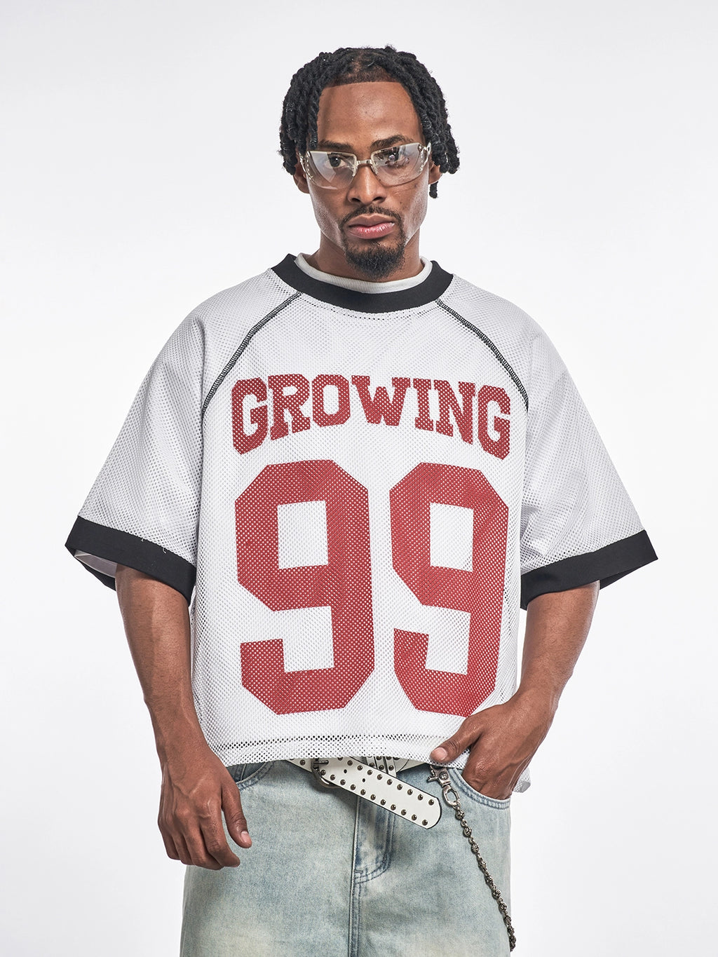 MT99 American Splicing Contrasting Jersey Tee