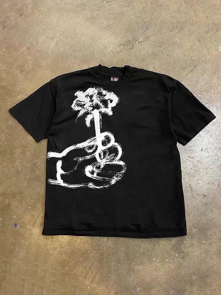 UPUPXIA Niche Loose Versatile Tee