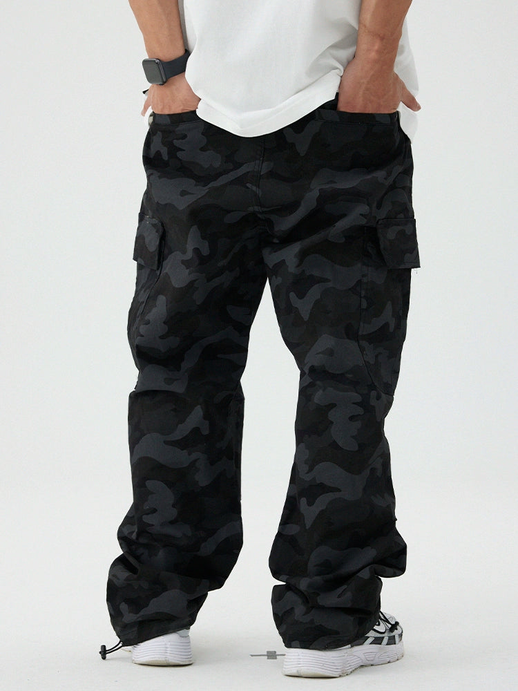 US Multi-pocket Camouflage Overalls
