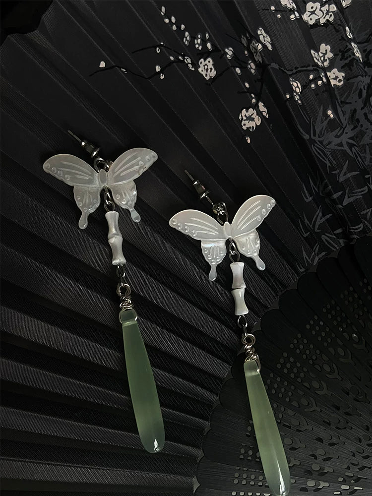 NO SOLUTION Premium Butterfly Earrings