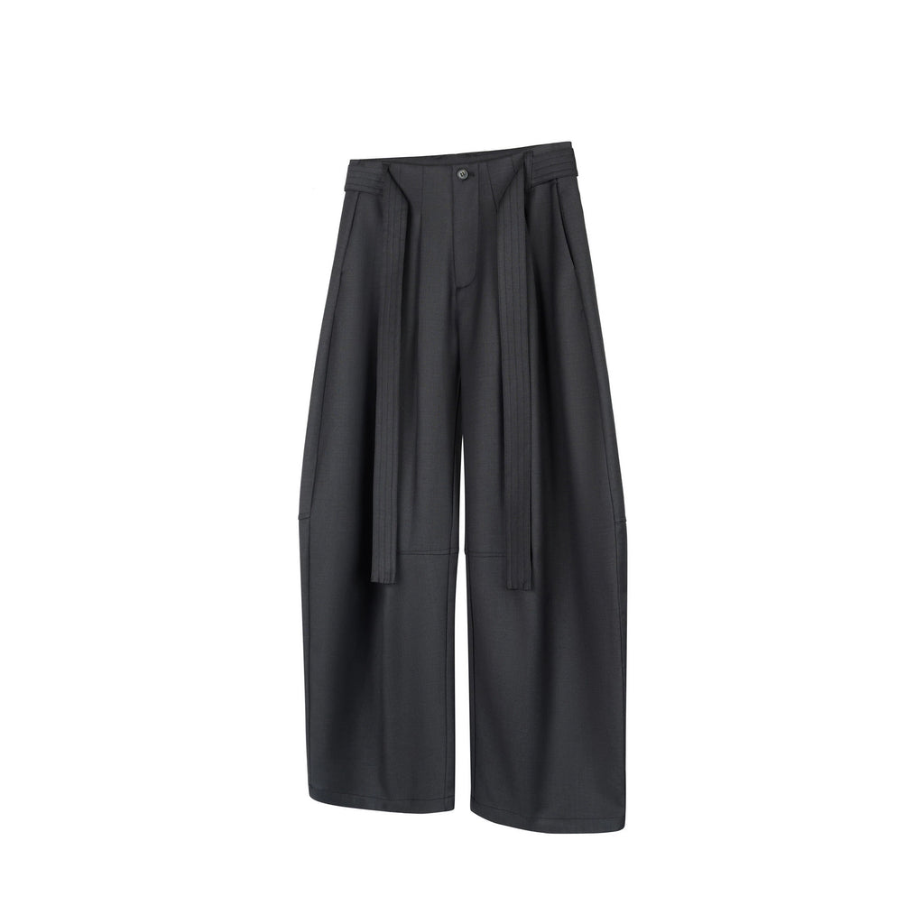 NOT UGLY Pleated Low-rise Slacks