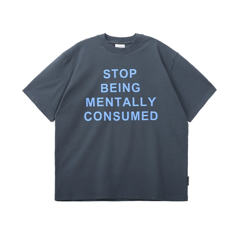 UNTILWERICH Heavy Street Letter Print Tee