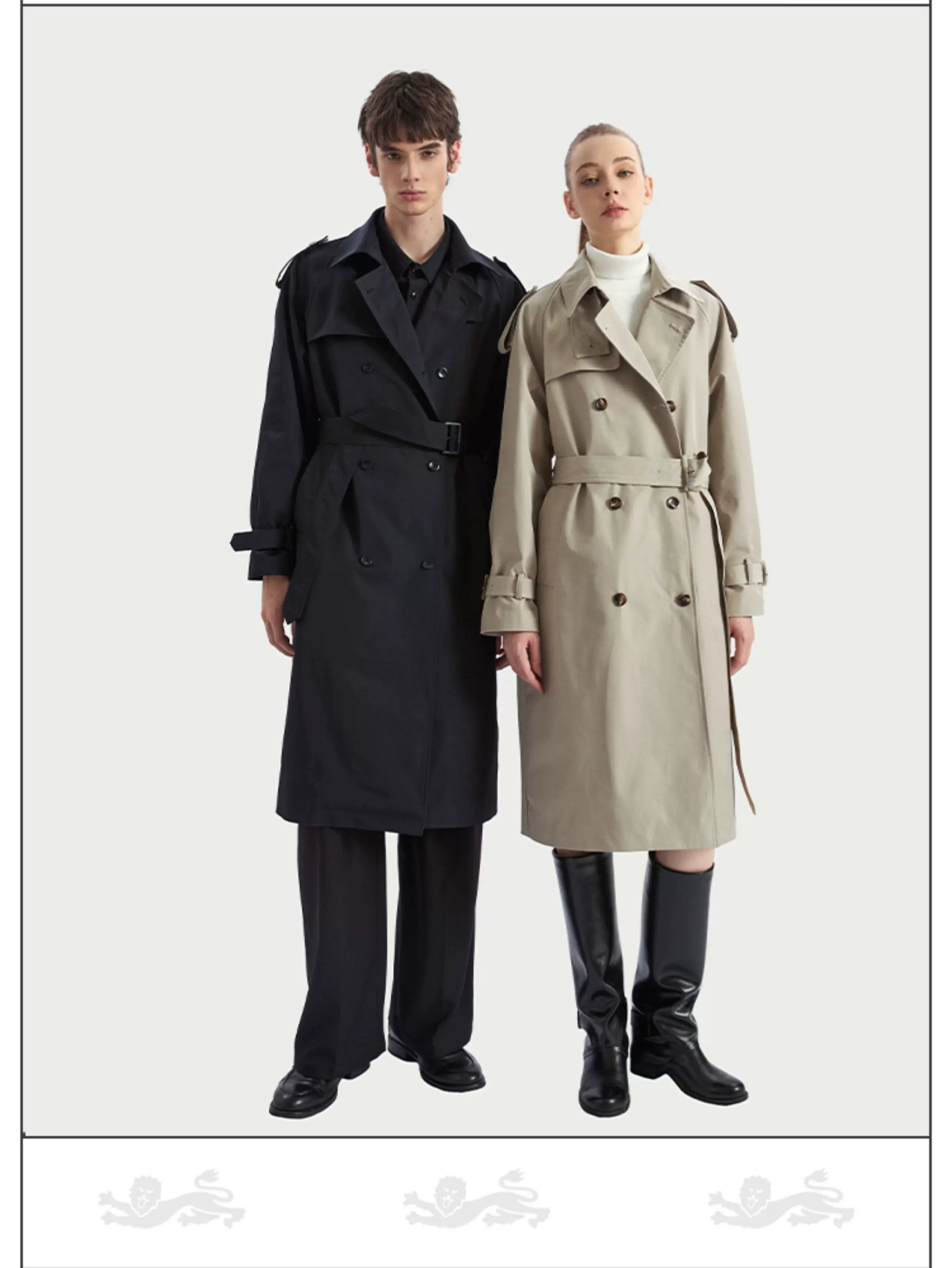 Stay The Night Double-breasted Lapel Trench Coat