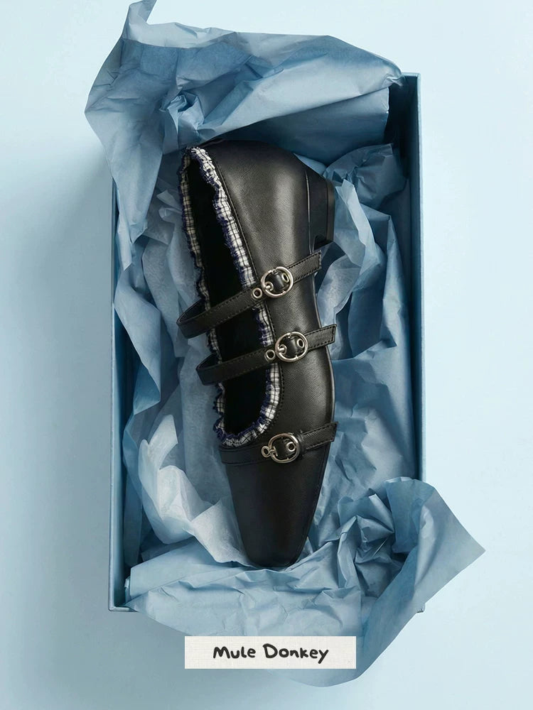 Donkey Square Head Shoes