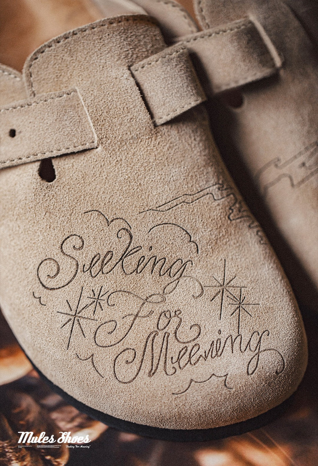 Maden Illustration Half Slippers One Pedal Birkenstocks