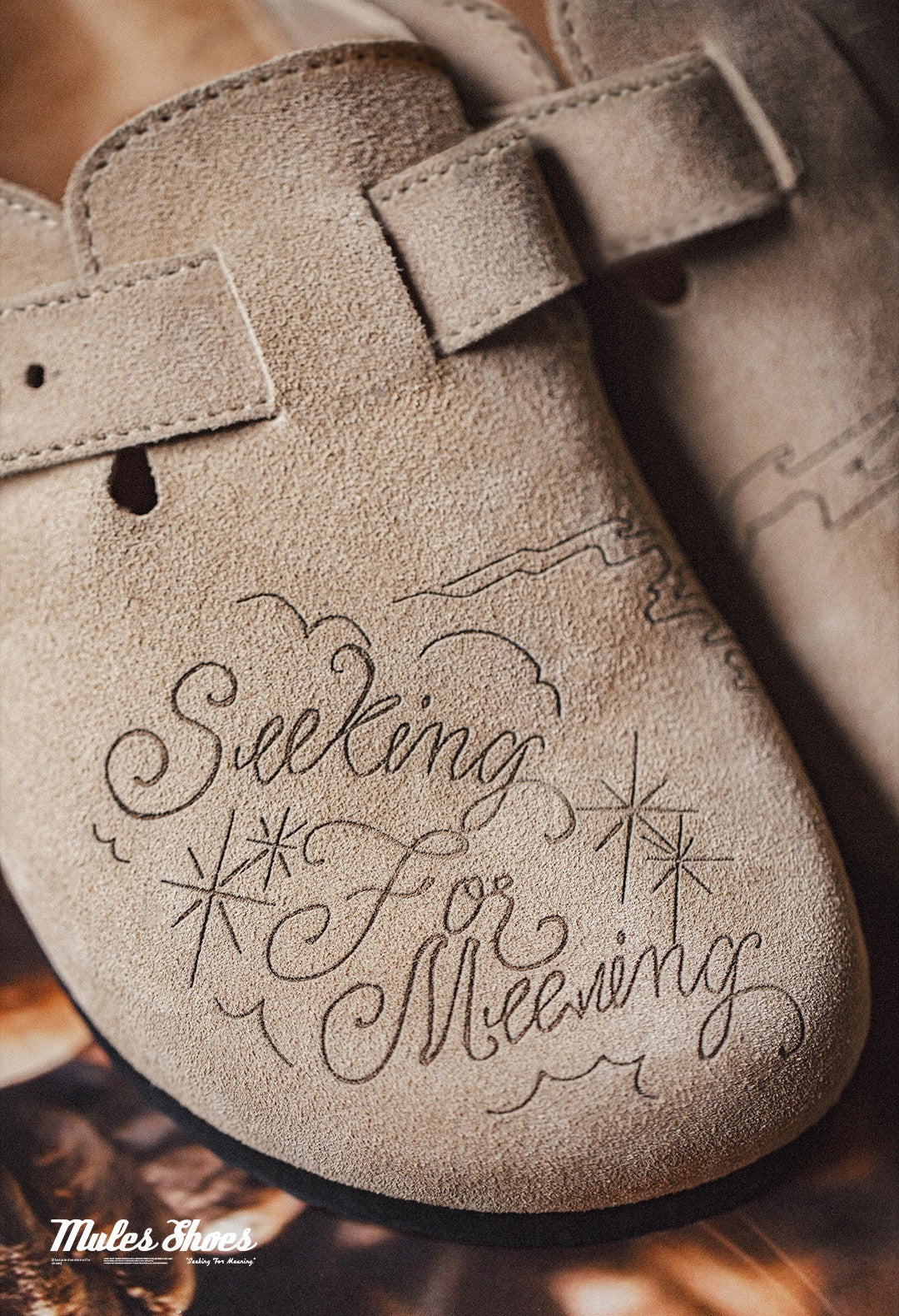 Maden Illustration Half Slippers One Pedal Birkenstocks