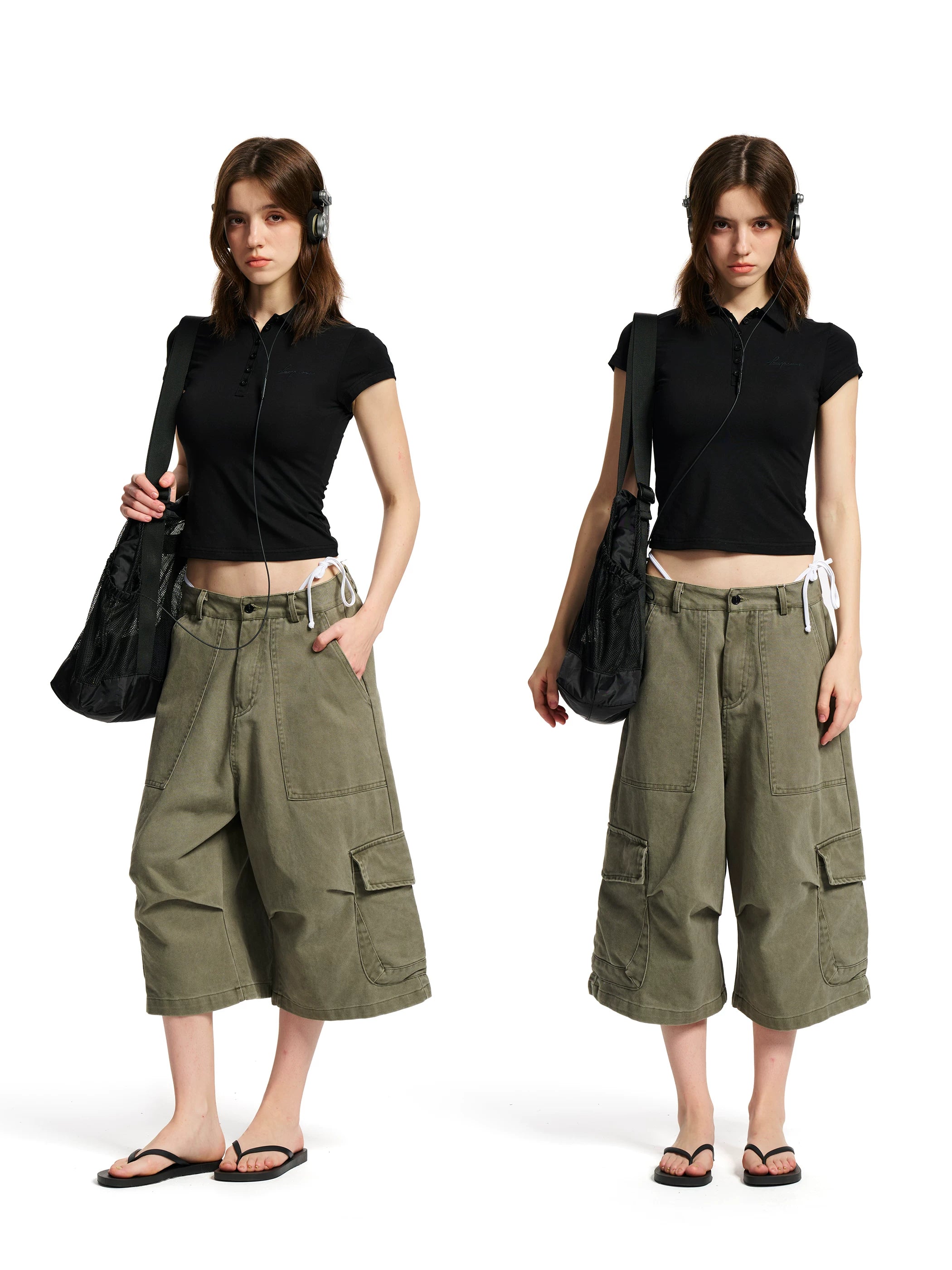 Loopsoon Lapel Versatile Comfortable Slim Tee