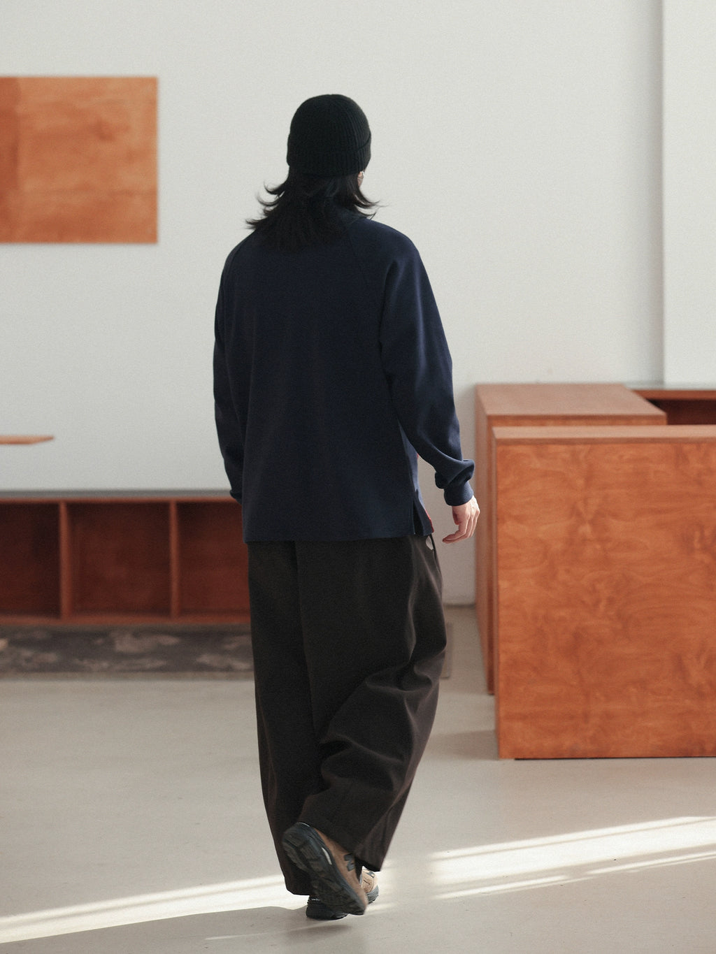 NOEARS Japanese Retro Semi-turtleneck Long Sleeves