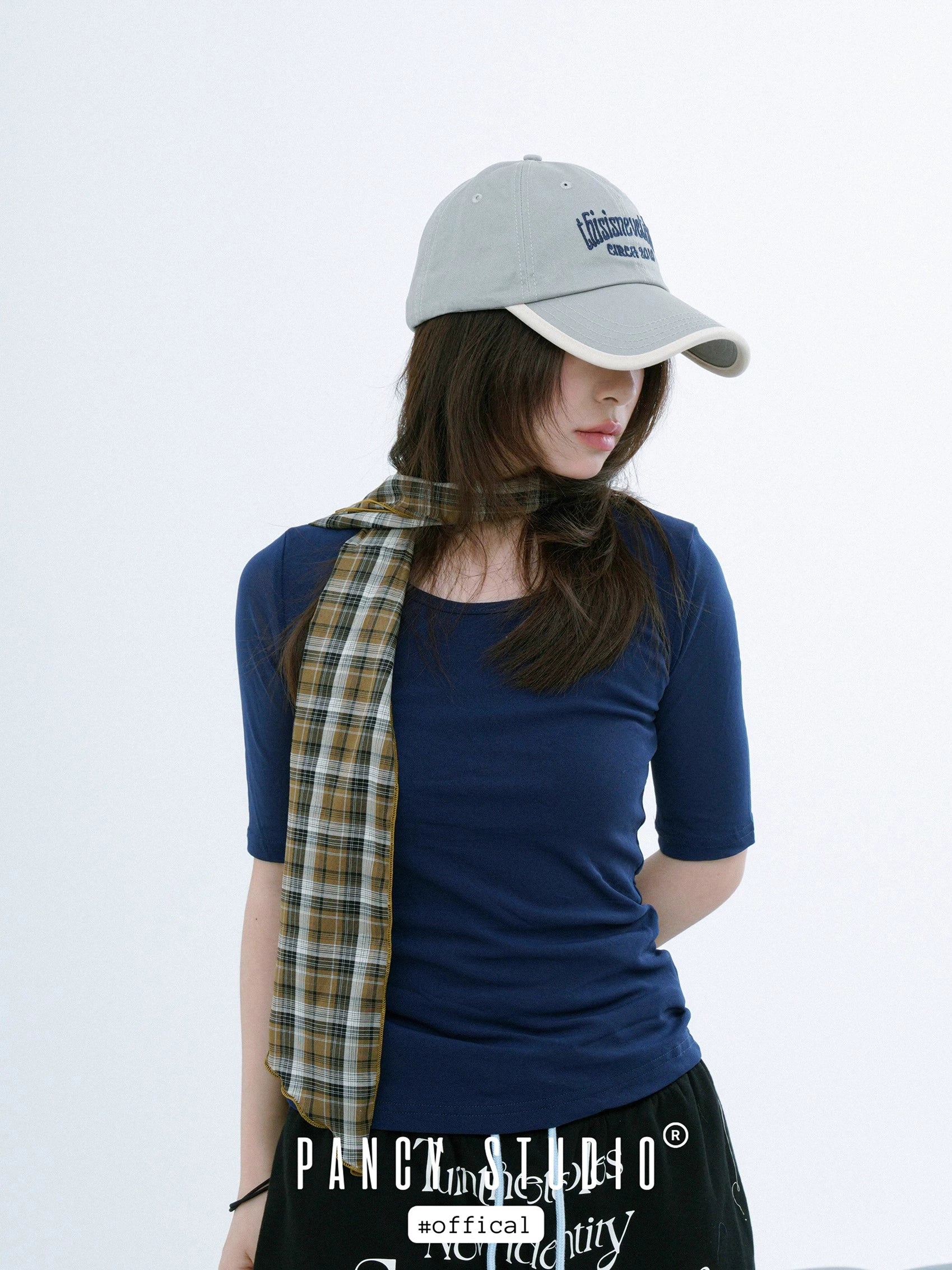 PANCY Vintage Embroidered Alphabet Baseball Cap girl