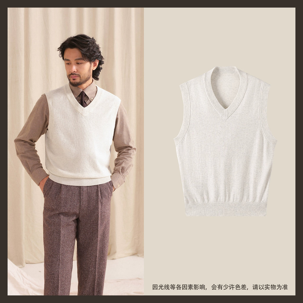 CULTUM Versatile V-neck Knitted Vest