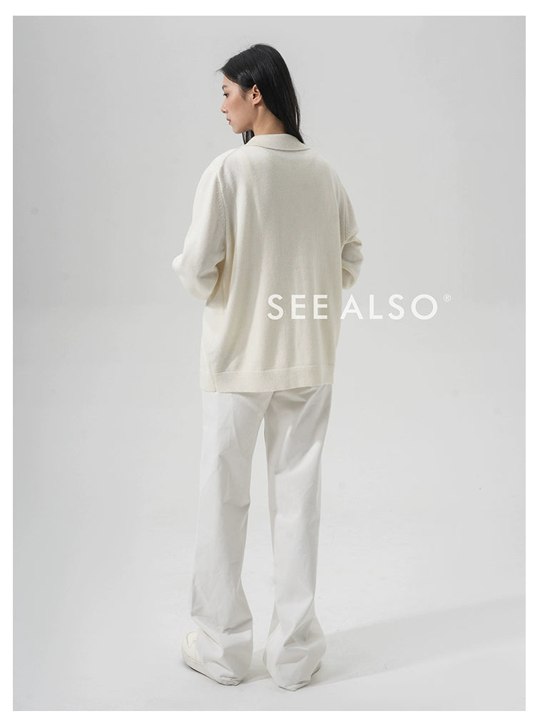 SEE ALSO Knitted Lapel Jacket Sweater